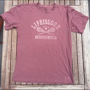 Unisex Life is Good Lacrosse T-Shirt